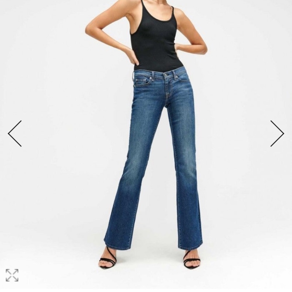 7 for all mankind blue jeans